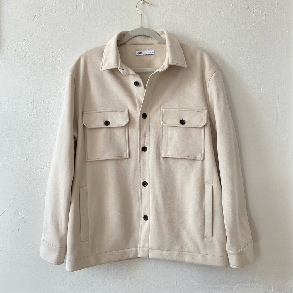 Zara Suede Shirt
